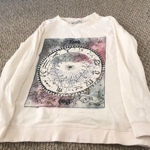 All seeing eye crew neck